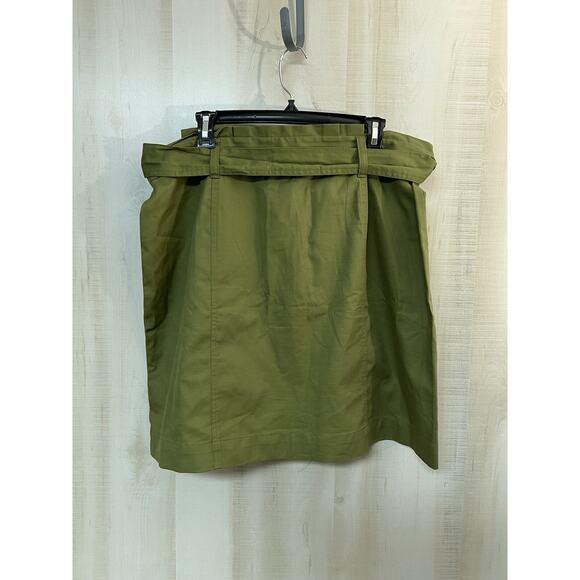 Loft Olive Green Skirt - NWT - Size 14 - Picture 2 of 4